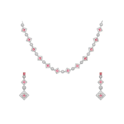 COMBINATION STON DIAMOND NECK PIECE