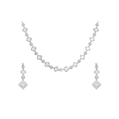 COMBINATION STON DIAMOND NECK PIECE